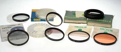 6 FILTRI VARI 72 MM. TIFFEN POLARIZZATORE - CLEAR ND 0,6 - UV - 81C E 2 SERIE 9 - Image 1 of 4