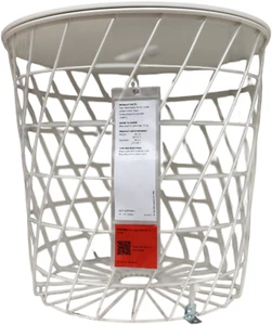 Brand New IKEA KVISTBRO White Storage Table Side Table 44 cm (17 ⅜ ") 303.494.52 - Picture 1 of 3