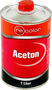 9,69€/L  Aceton 1 Liter Verdünner Reiniger 1l Entfetter Lösemittel Lackentferner