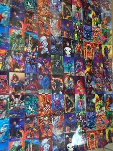 Vintage 1994 Marvel Flair Trading Card Poster 36 1/2" x 26 3/4" - Bild 1 von 5