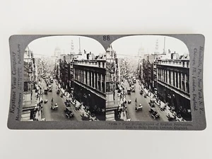 Keystone Stereoview 13136 T 88 Fleet Street Centro de periodismo inglés Londres - Imagen 1 de 9