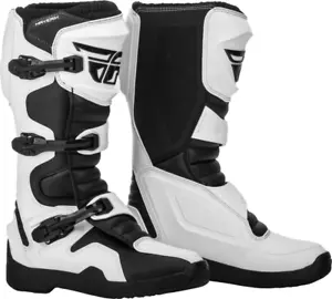 Fly Maverik Boots White Black Sz10 - Picture 1 of 1