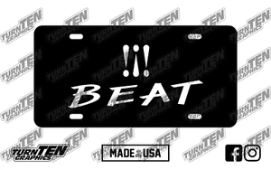 Honda Beat 1991-1996 JDM PP1 Vanity License Plate - Imagen 1 de 1