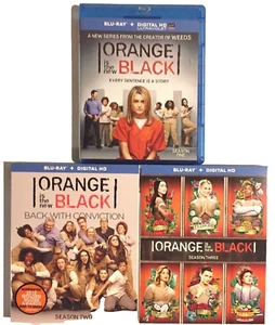 ORANGE IS THE NEW BLACK~Season 1-3~BLU-RAY~2013~WIDESCREEN~Excellent Condition - Picture 1 of 11