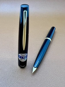 Pluma Estilográfica PILOT Negra Plumín Fino Punta De Colección Japón - Imagen 1 de 18