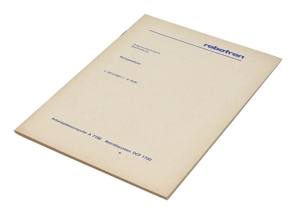 Beschreibung KOMPENDIUM für PC A 7150 von Robotron aus der DDR - Bild 1 von 1