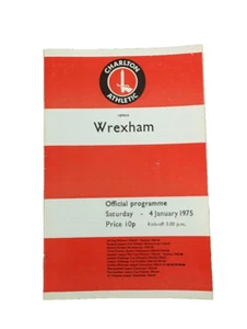 CHARLTON ATHLETIC V WREXHAM - DIVISIÓN TRES - 1/04/1975 - Imagen 1 de 1