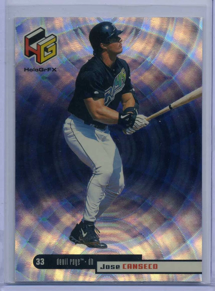 JOSE CANSECO 1999 Upper Deck HoloGrFX #55 - DEVIL RAYS - Image 1 of 1
