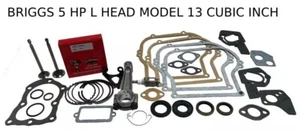 STANDARD PISTON RINGS OVERHAUL REBUILD KIT FITS BRIGGS & STRATTON 5HP L HEAD 13 - Picture 1 of 1
