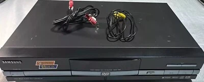 Samsung DVD-709/XAA DVD Video-CD/CD Player (Black) RCA Cables (NO Remote)WORKS - Image 1 of 4
