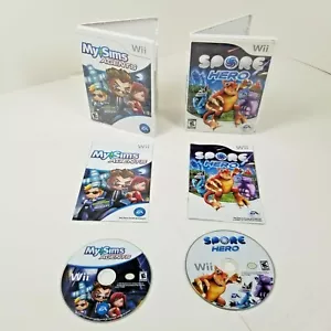 Spore Hero + MySims Agents Nintendo Wii CIB - Picture 1 of 7