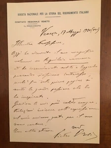 Lettera autografa di Pietro Orsi - Picture 1 of 1