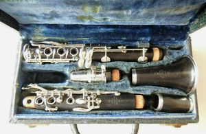 Rare Auguste Buffet Paris Extended Boehm Bb Wood Clarinet Fine Condition - Picture 1 of 12