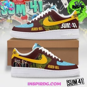 Sum 41 Heaven Hell Sneakers Shoes Sum 41 Men Women Sneaker - Picture 1 of 5
