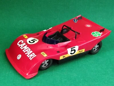 ALFA ROMEO 33 VINTAGE OLD TOY PLASTIC 45CM MODELLINO MODELLO REEL TOYS CAMPARI🔺 - Immagine 1 di 4