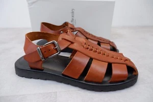 Russell & Bromley Herren BRANDNEU King Fisher Sandalen Schuhe hellbraun Leder £195 - Bild 1 von 9