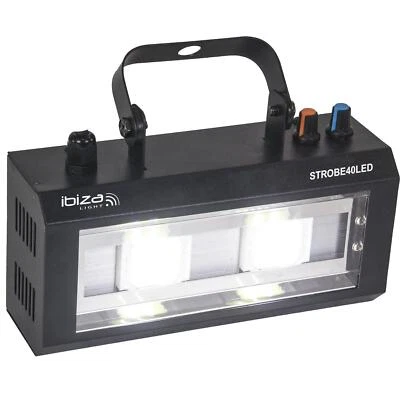 Ibiza STROBE40LED Strobe DJ Disco Light Blinder - Image 1 of 2