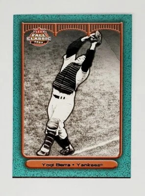 RARE OVERSIZED TEST PROOF 2003 Fleer Fall Classic Yogi Berra Baseball Card #15 - Image 1 of 2
