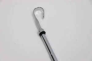 Pontiac Chrome Steel Engine Oil Dipstick Tube Dip Stick 1965-1979 350 400 455 - Picture 1 of 4