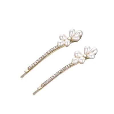 Pearls With Rhinestones Hair clip /Hairpiece/headpiece set - Image 1 of 2