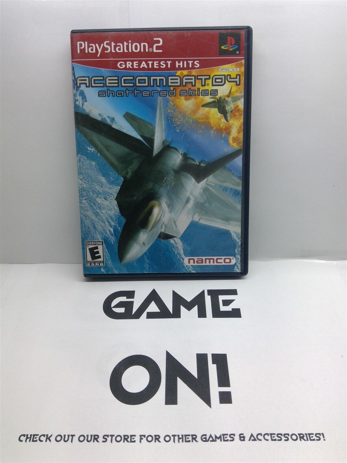 Ace Combat 04: Shattered Skies (PlayStation 2, 2001) Complete Tested Working