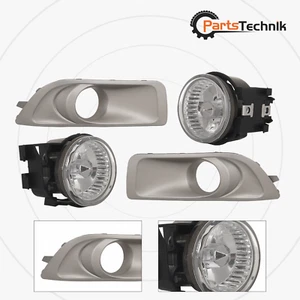 Pair Fog Lights For 2010 2011 2012 Subaru Outback Silver Bezel Clear Lamps LH+RH - Picture 1 of 12