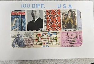 100 timbres assortis en paquets - Achetez plus de paquets, obtenez plus de réductions - Photo 1/2