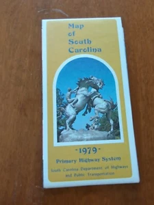 Vintage 1979 Karte von South Carolina Primary Highway System - Bild 1 von 5