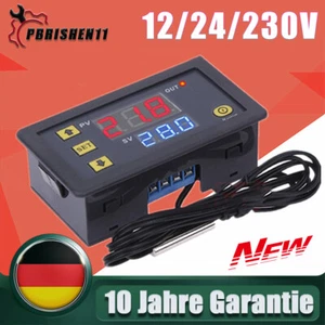 12V 24V 230V Thermostat Temperaturregler Regler Heizung Kühlung Steuerung 20A - Bild 1 von 17