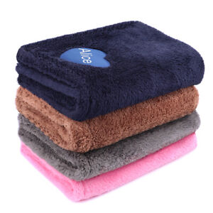Warm Soft Pet Blanket Comfortable Cat Dog Mat Custion & Custom Personalised Name