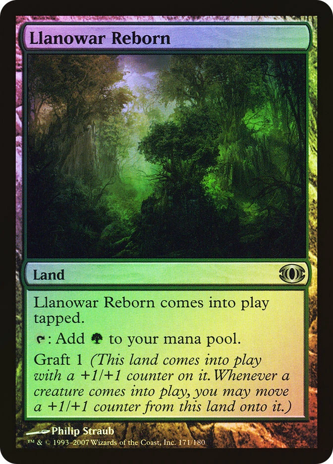 MTG FOIL Llanowar Reborn  - Future Sight #171 - Image 1 of 1