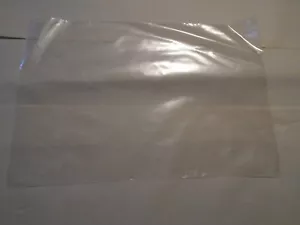 100 KLAR 10 x 15 POLYBEUTEL KUNSTSTOFF FLACH LIEGEND OBEN OFFEN VERPACKUNG 2 MIL - Bild 1 von 1