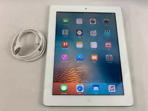 Apple iPad 2 A1395 16GB Wi-Fi White Model, TESTED, Bundled w/ New Cord 1 - Picture 1 of 13