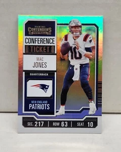 MAC JONES 2023 Contenders CONFERENCE TICKET ~ PAtriots #'d /99 - Picture 1 of 3