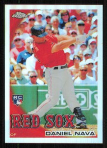 2010 Topps Update Chrome Rookie Refractors #CHR46 Daniel Nava