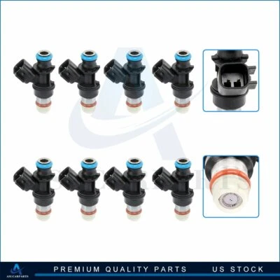 8 inyectores de combustible para Chevrolet Silverado 1500 5,3 L 4,8 L 2007 2008 2009 Foto 1 de 4