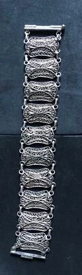 Armband aus Silber Handarbeit Länge ca 20 cm - Bild 1 von 2