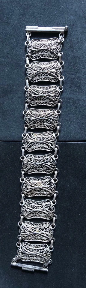 Armband aus Silber Handarbeit Länge ca 20 cm - Bild 1 von 2