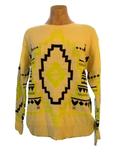 New Forever21 Long sleeve pull over 2 layer thick wool blend Sweater Medium - Picture 1 of 3