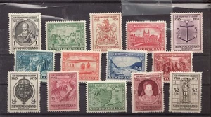 1933 Newfoundland Sc# 212-25 postage stamp set, MH Cv$161 usd - Picture 1 of 1