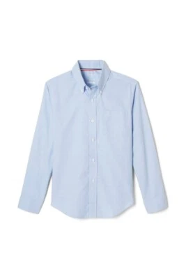 French Toast Boys' Long Sleeve Stretch Oxford School Shirt 2XL (18-20) Lt Blue - Image 1 of 2