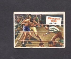 1954 Topps Scoops # 39 Jack Dempsey defeats Willard VG cond SHIPPING IS FREE - Picture 1 of 2