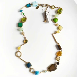 27" Chicos Boho Beads Single Strand Necklace Retro Women Party Vacation Jewelry - Picture 1 of 6