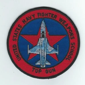 USN FIGHTER WEAPONS SCHOOL "TOP GUN"  F-5  patch - Picture 1 of 1