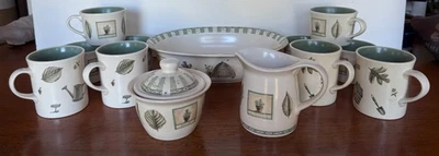 Madera natural Pfaltzgraff - LOTE de 14 piezas - Cottagecore - Casa de campo - EE. UU. - Sin usar Foto 1 de 4