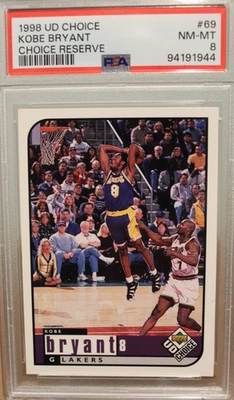 Baloncesto Upper Deck 1988 - precio base de elección - #69 Kobe Bryant envío gratuito PSA 8 Foto 1 de 2