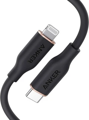 Anker Powerline III Flow Silicone USB-C to iPhone 6FT Cable charger long - Image 1 of 4
