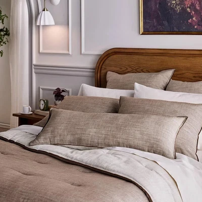 Almohada Oblonga 14"x36" Marrón - Hogar y Mano con Magnolia NUEVO Foto 1 de 4