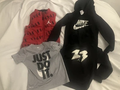 Toddler Boys Sizes 3- 4 Nike/New balance Nike Jordan Winter Clothes Lot - Image 1 of 4