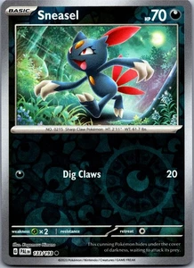 Sneasel 133/193 - SV02: Paldea Evolved Reverse Holo - Picture 1 of 2